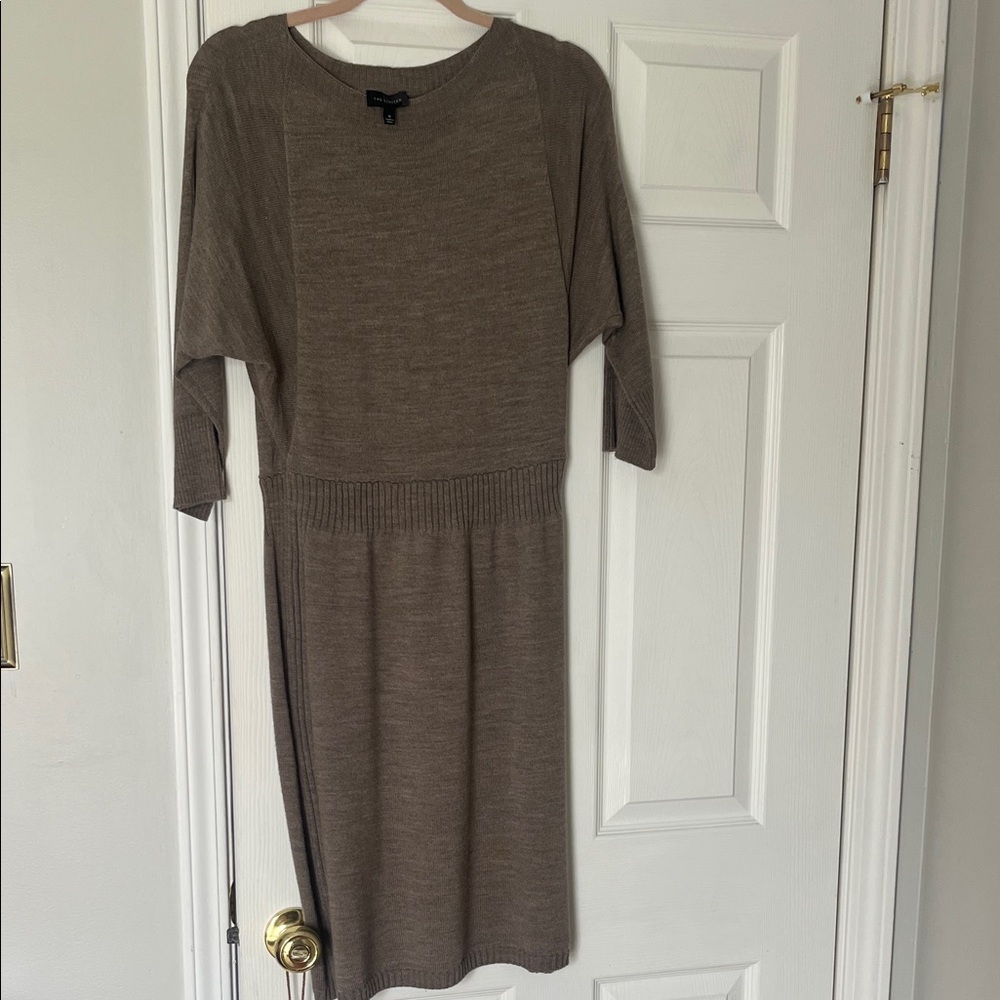 The Limited Long Sleeve Brown Dress